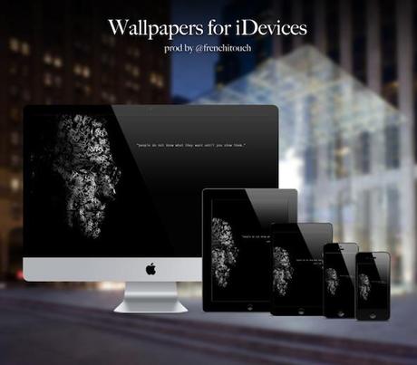 Steve Jobs en fond d'écran sur votre iPhone - iPad ou Mac...