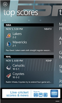 ESPN maintenant disponible sur tous les Windows Phone 8
