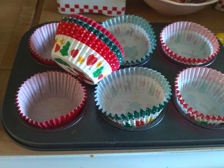 En attendant les Père Noël : les cup cakes de Noêl au chocolat