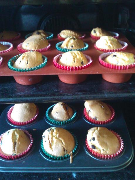 En attendant les Père Noël : les cup cakes de Noêl au chocolat