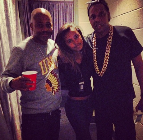 Jay'Z rend hommage Nelson Mandela à L.A + nice pix avec Damon Dash et sa fille Ava en coulisses