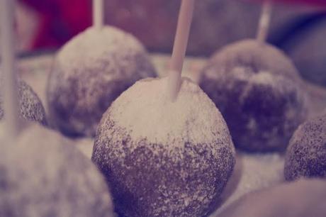 cake pops boule de neige