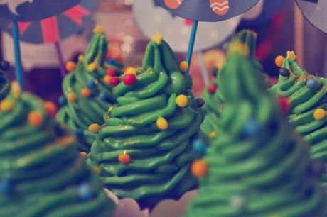 cupcake sapin de noël