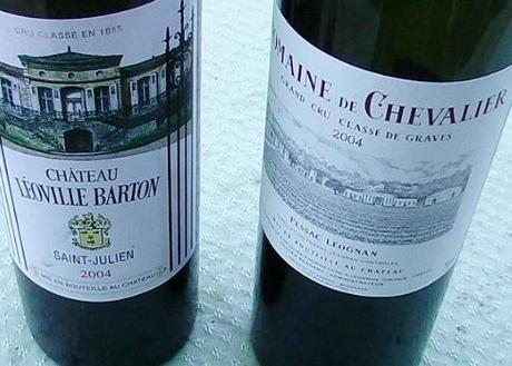 Le millésime 2004 en rive gauche ; Domaine de Chevalier (rouge) et Léoville Barton IMGA9551