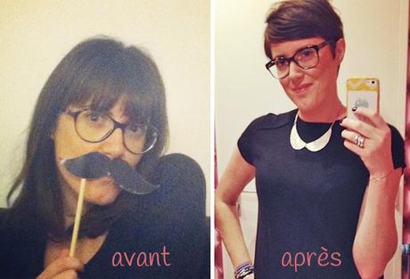 Comment se maquiller quand on a les cheveux courts ? avant-apres