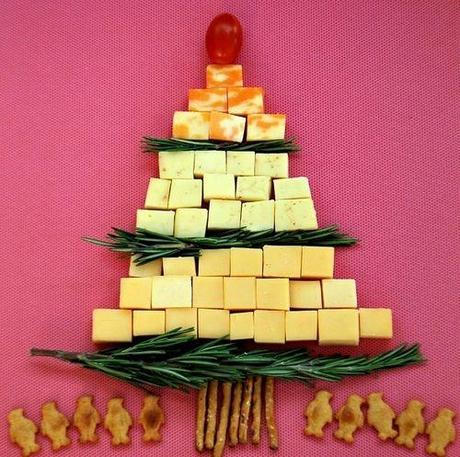 16 idées originales pour votre apéritif de Noël ! creative cheese platter