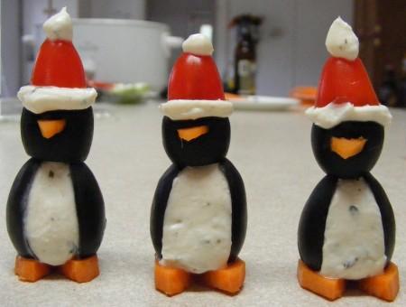 16 idées originales pour votre apéritif de Noël ! Christmas Penguins