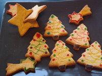Petits sablés de Noël ( IG BAS)à la mandarine et cannelle Petits sablés de Noël ( IG BAS)à la mandarine et cannelle