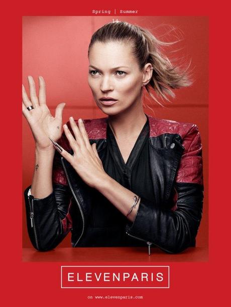 Mode : Kate Moss, nouvelle égérie de la marque Eleven Paris