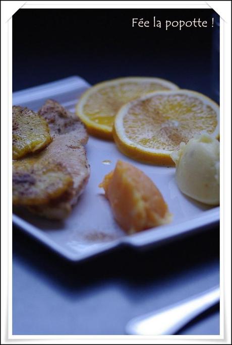 Escalopes de dinde à l'orange escalopes 3