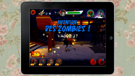 Les jeux du dimanche #2 – Samuraï VS Zombies 2 (iPad) SamuraiVSZombie.Still004