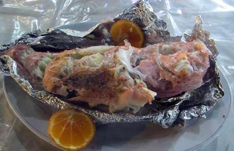 poisson-grille-barbecue-galapagos Poisson grillé au barbecue aux Galapagos
