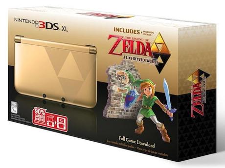 3ds xl zelda box Une 3DS XL Edition Zelda : A Link Between Worlds sous le sapin...