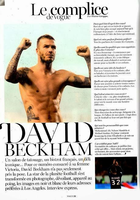 Beckham in Vogue