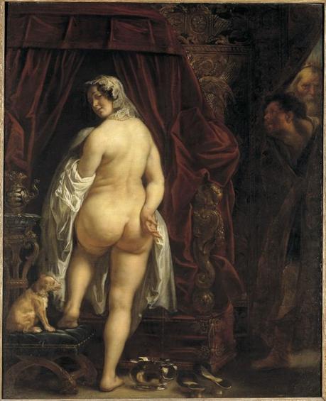 Jacques Jordaens, la gloire d'Anvers, rétrospective au Petit Palais Candaule faisant épier sa femme par Gygès