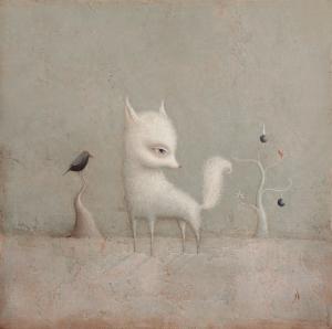 LE cadeau parfait. Merci Paul! White fox, Paul Barnes