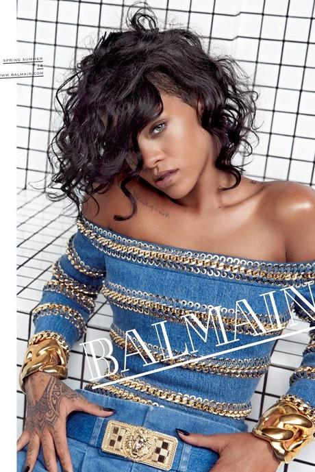 Rihanna le nouveau visage de la maison Balmain