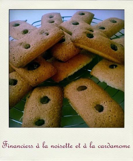 L'Avent des Gourmands #17 : Financiers à la noisette et à la cardamome