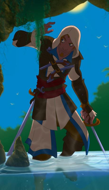 Si Assassin’s Creed était un film Disney AC4-Disney-poster-style2