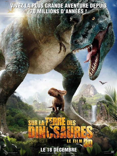 Sur la terre des dinosaures, le film 3D - Affiche
