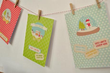 Christmas Card making kit by Sarah Hurley