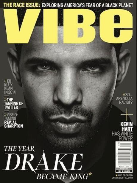 Drake en couverture de Vibe magazine (The Race issue)
