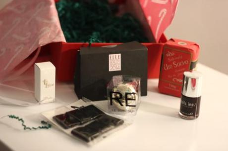 La glossybox de noël contenu glossybox decembre