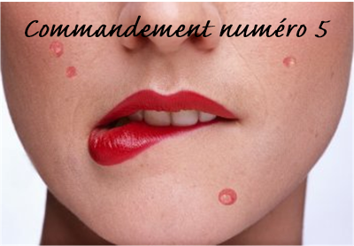 Petit guide sur les peaux acnéiques : cinquième commandement Petit guide sur les peaux acnéiques : cinquième commandement