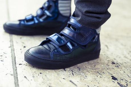 Iridescent raf simons holographic