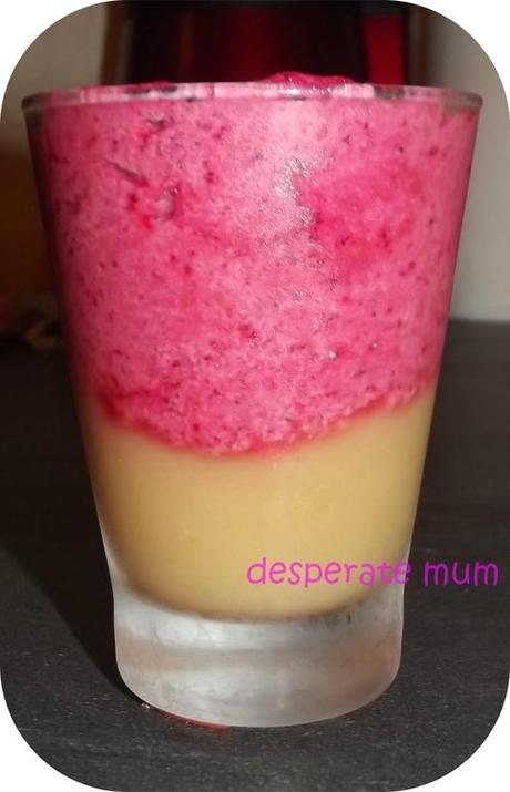 avec le reste de mousse à la framboises mousse framboise givrée