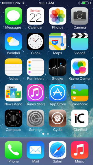 Jailbreak officiel d'iOS 7 sur iPhone 4s iPhone 5s