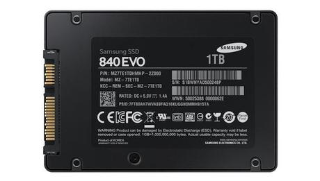 SSD840EVO SSD Samsung 840 EVO 1To : vitesse et grosse capacité à prix raisonnable. Enfin!