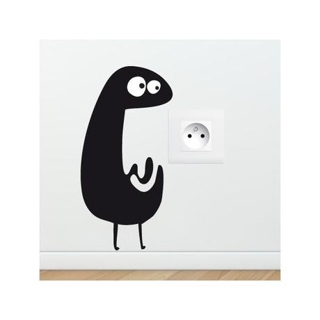 L’astuce déco facile : les stickers muraux sticker prise enfant