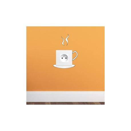 L’astuce déco facile : les stickers muraux stickers prise électrique