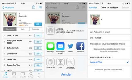 Comment offrir une App, un livre, une musique, un film depuis votre iPhone... Comment offrir une App, un livre, une musique, un film depuis votre iPhone...