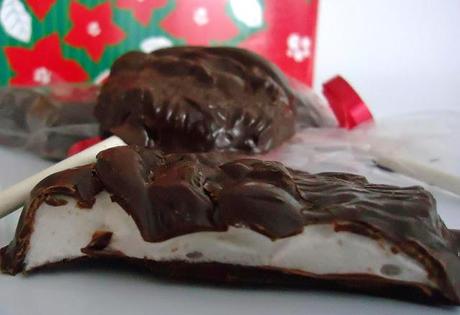 Sucettes de Noël à la guimauve Sucettes de Noël à la guimauve