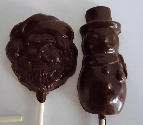 Sucettes de Noël à la guimauve Sucettes de Noël à la guimauve