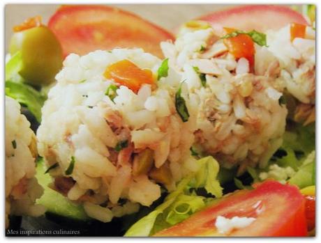 Entrees pour les fetes boulettes riz thon1
