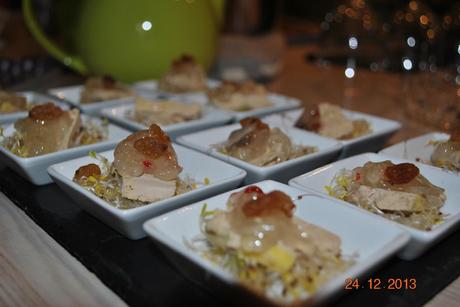 Foie gras aux raisins sec