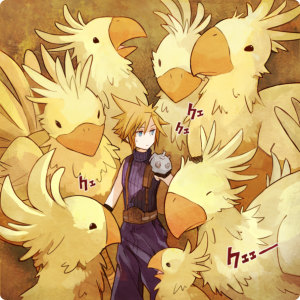 cloud_and_chocobo_by_tank2109-d3ay4ln