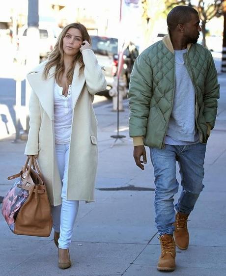 Kim Kardashian et Kanye West font du shopping à Los Angeles - 26.12.2013