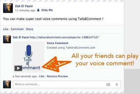 commentaire vocal facebook lecture