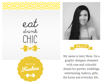 Joli calendrier : SWEET NEW YEAR ✰ EAT DRINK CHIC