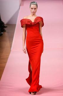 défilé Alexis Mabille printemps été 2013 paris haute couture robe rouge de cérémonie des oscar, robe femme fatale alexis mabille haute couture 2013