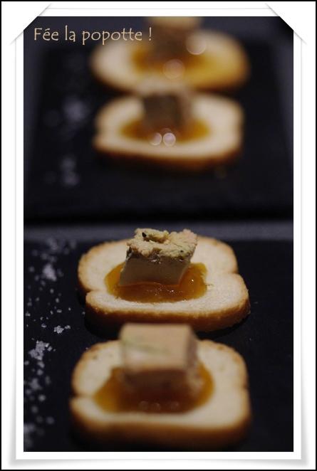 Foie gras au chutney à la mangue chutney 1