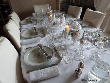 Table féerique en habit blanc / Enchanting table all in white