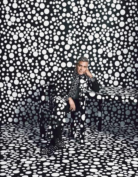 Mode : George Clooney et Yayoi Kusama pour W magazine