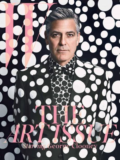 Mode : George Clooney et Yayoi Kusama pour W magazine