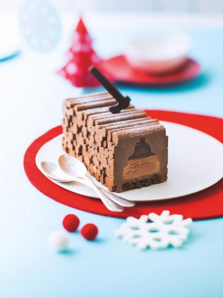 Reveillon gourmand Picard - Bûche au chocolat Michaël Roulier:Picard Reveillon gourmand Picard - Bûche au chocolat Michaël Roulier:Picard