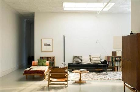 Design vintage et mid-century pour un loft a New York